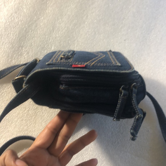 Vtg mini Demin cross body bag / purse . - Picture 15 of 17